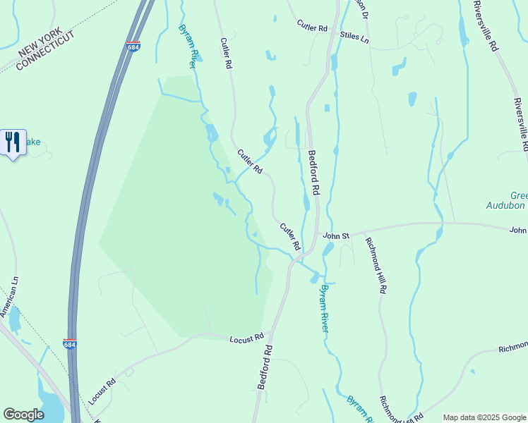 map of restaurants, bars, coffee shops, grocery stores, and more near 20 Cutler Road in Greenwich