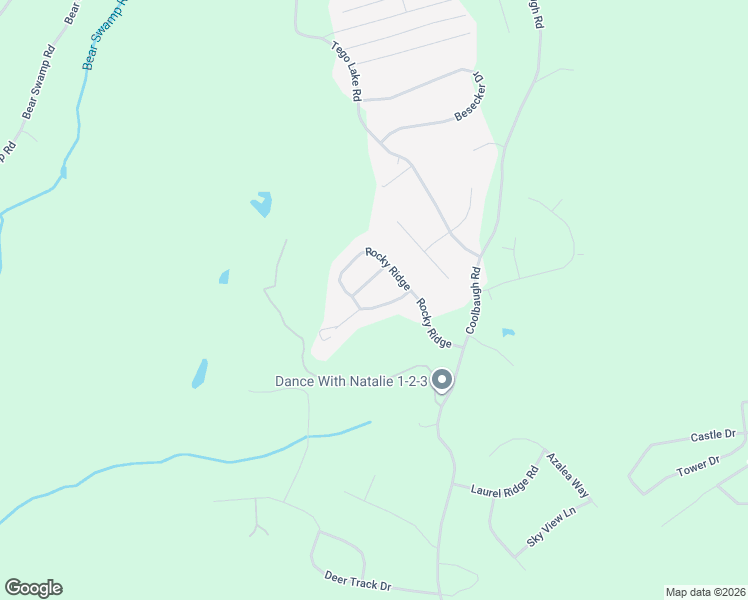 map of restaurants, bars, coffee shops, grocery stores, and more near 57 Rocky Ridge in East Stroudsburg