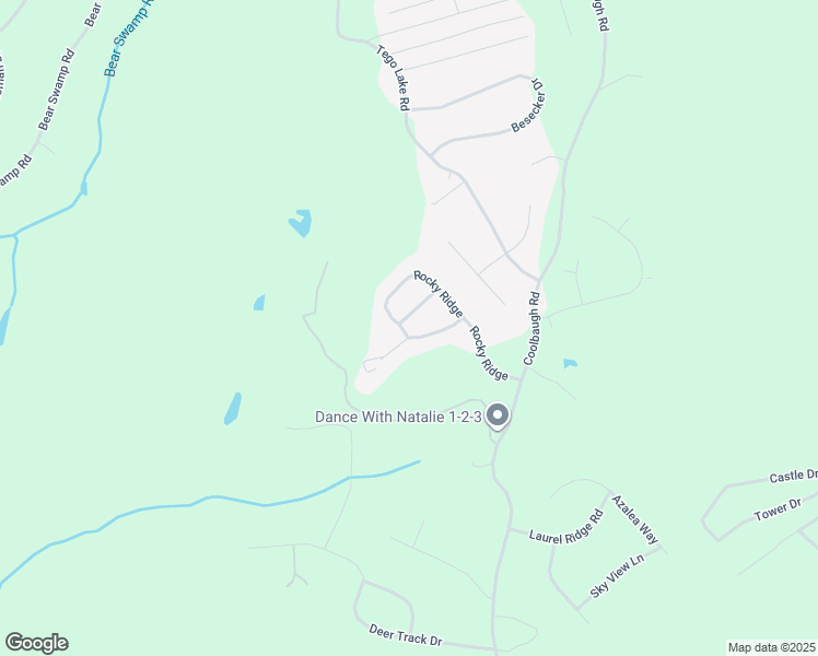 map of restaurants, bars, coffee shops, grocery stores, and more near 45 Rocky Ridge in East Stroudsburg