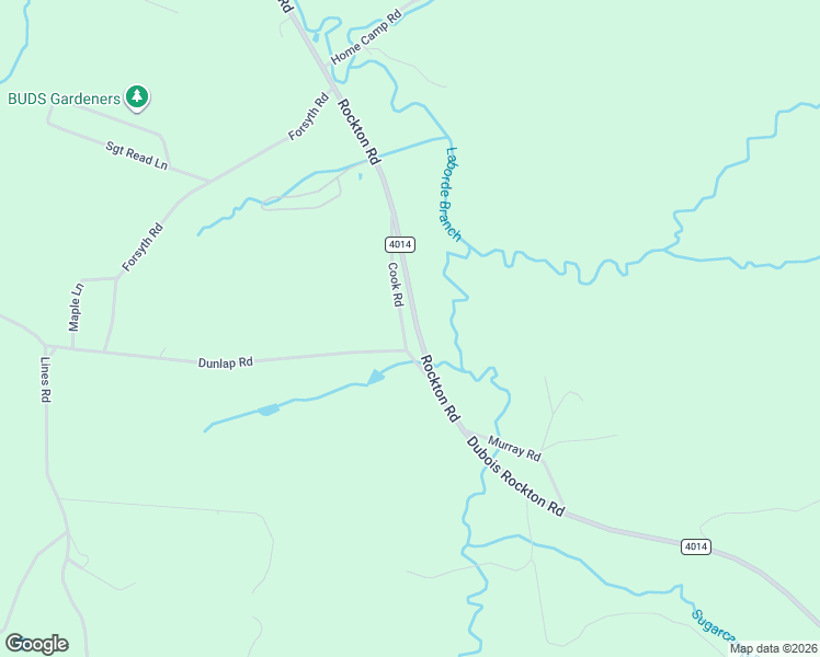 map of restaurants, bars, coffee shops, grocery stores, and more near 140 Cook Road in DuBois