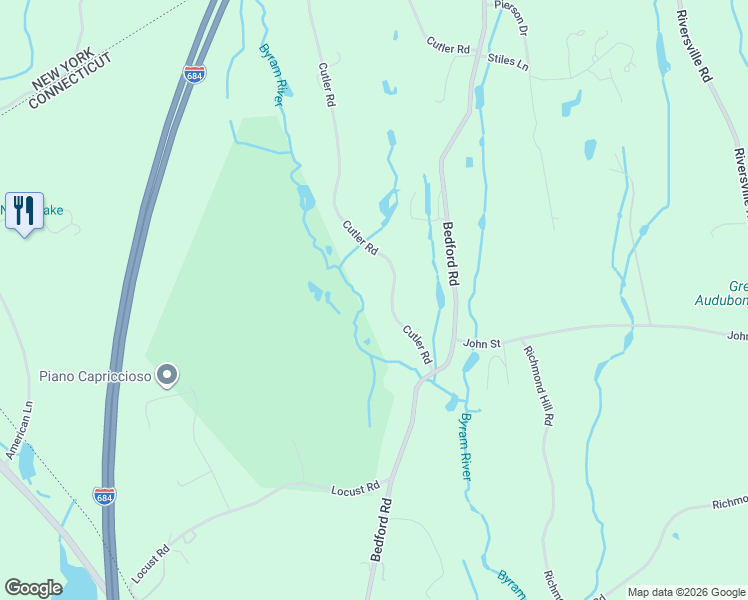 map of restaurants, bars, coffee shops, grocery stores, and more near 20 Cutler Road in Greenwich