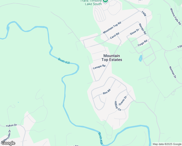 map of restaurants, bars, coffee shops, grocery stores, and more near 343 Papoose Drive in East Stroudsburg