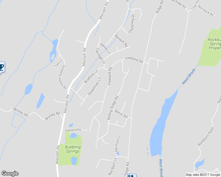 map of restaurants, bars, coffee shops, grocery stores, and more near 112 Vreeland Road in West Milford