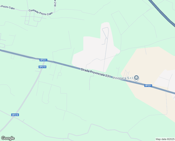 map of restaurants, bars, coffee shops, grocery stores, and more near SP231 in Consped - Italian Leather