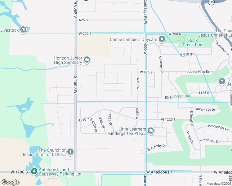 map of restaurants, bars, coffee shops, grocery stores, and more near 4205 West 1100 South in West Point