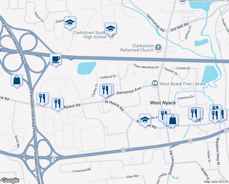 68 Demarest Avenue, West Nyack NY Walk Score