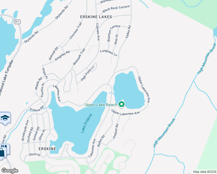 map of restaurants, bars, coffee shops, grocery stores, and more near 187 Upper Lakeview Avenue in Ringwood