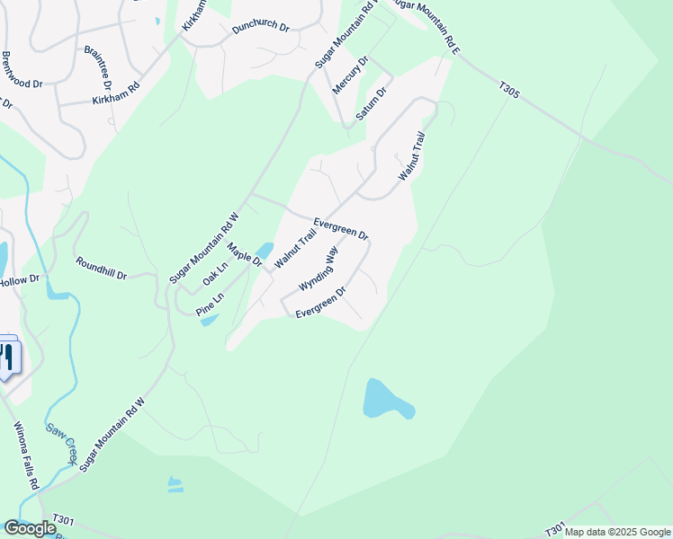 map of restaurants, bars, coffee shops, grocery stores, and more near 274 Wynding Way in Bushkill