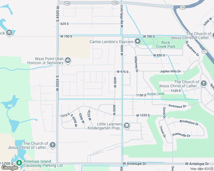 map of restaurants, bars, coffee shops, grocery stores, and more near 1084 South 4090 West in Syracuse
