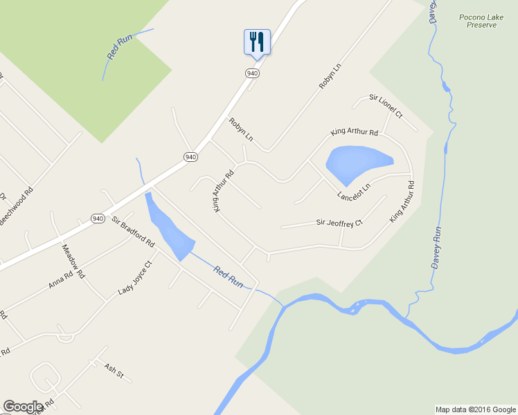 map of restaurants, bars, coffee shops, grocery stores, and more near 133 Sir Lyonnesse Court in Blakeslee