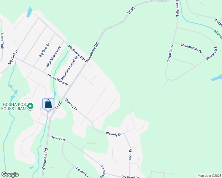 map of restaurants, bars, coffee shops, grocery stores, and more near 16 Eastridge Lane in East Stroudsburg