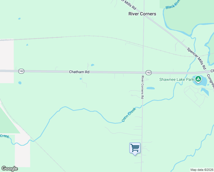 map of restaurants, bars, coffee shops, grocery stores, and more near in Spencer