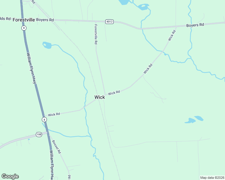 map of restaurants, bars, coffee shops, grocery stores, and more near 161 Wick Road in Slippery Rock