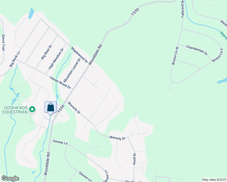 map of restaurants, bars, coffee shops, grocery stores, and more near 16 Eastridge Lane in East Stroudsburg