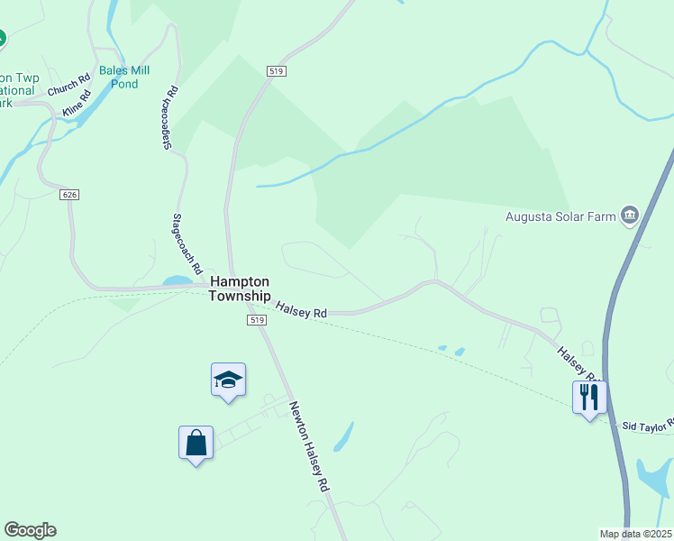 map of restaurants, bars, coffee shops, grocery stores, and more near 15 Glencrest Drive in Newton