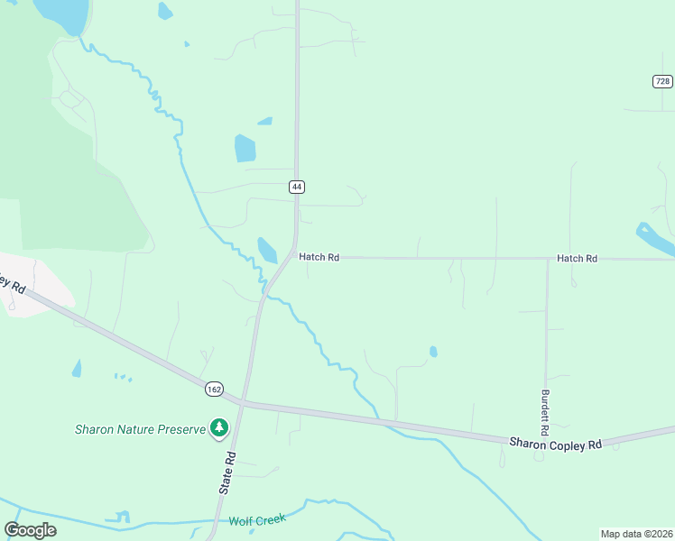 map of restaurants, bars, coffee shops, grocery stores, and more near 730 Hatch Road in Wadsworth