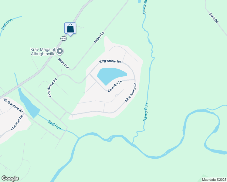 map of restaurants, bars, coffee shops, grocery stores, and more near 146 Lancelot Lane in Blakeslee