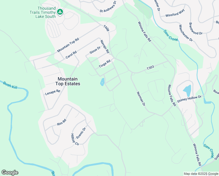 map of restaurants, bars, coffee shops, grocery stores, and more near 662 Oneida Drive in East Stroudsburg