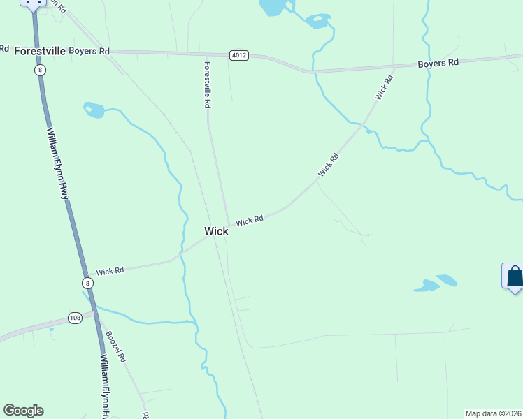 map of restaurants, bars, coffee shops, grocery stores, and more near 161 Wick Road in Slippery Rock