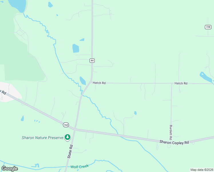 map of restaurants, bars, coffee shops, grocery stores, and more near 730 Hatch Road in Wadsworth