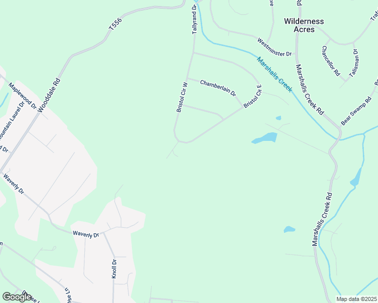 map of restaurants, bars, coffee shops, grocery stores, and more near 3658 Bristol Circle East in East Stroudsburg