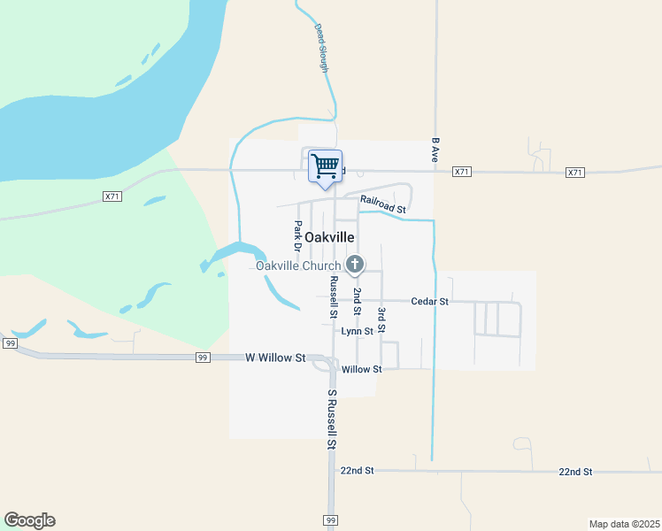 map of restaurants, bars, coffee shops, grocery stores, and more near 101 Elm Street in Oakville