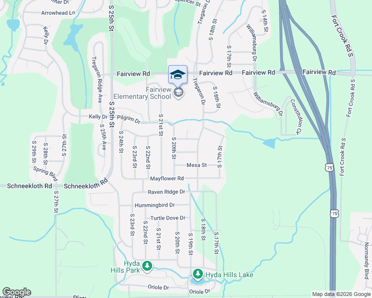map of restaurants, bars, coffee shops, grocery stores, and more near 1916 Canyon Street in Bellevue