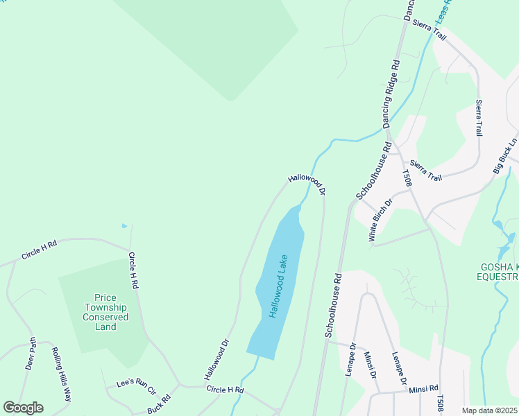 map of restaurants, bars, coffee shops, grocery stores, and more near 423 Hallowood Drive in East Stroudsburg