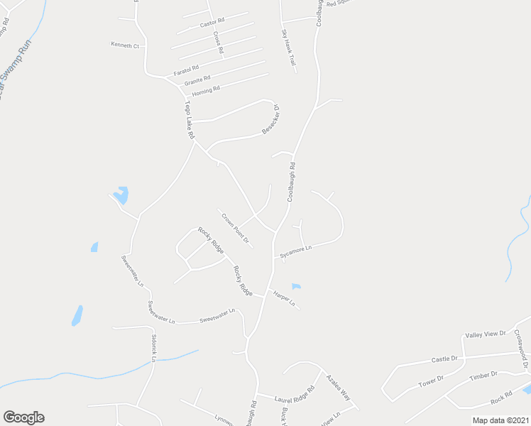 map of restaurants, bars, coffee shops, grocery stores, and more near 3 Tego Lake Road in East Stroudsburg
