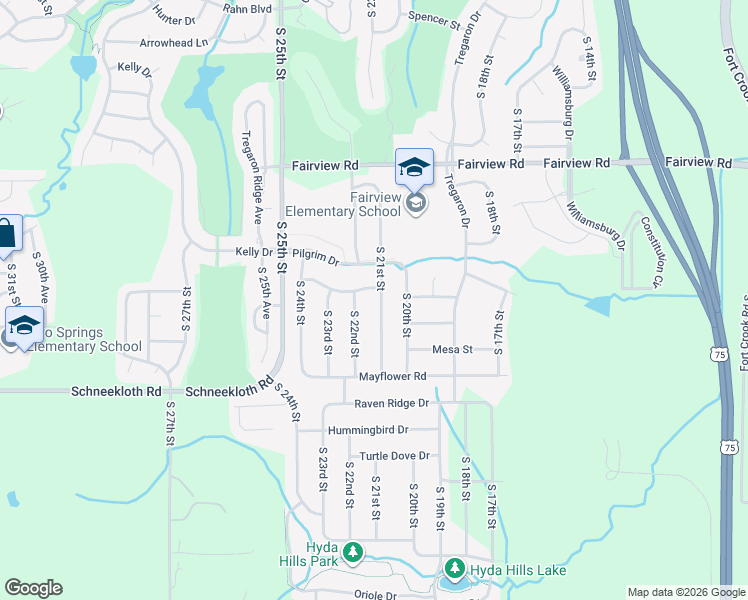 map of restaurants, bars, coffee shops, grocery stores, and more near 14402 South 21st Street in Bellevue