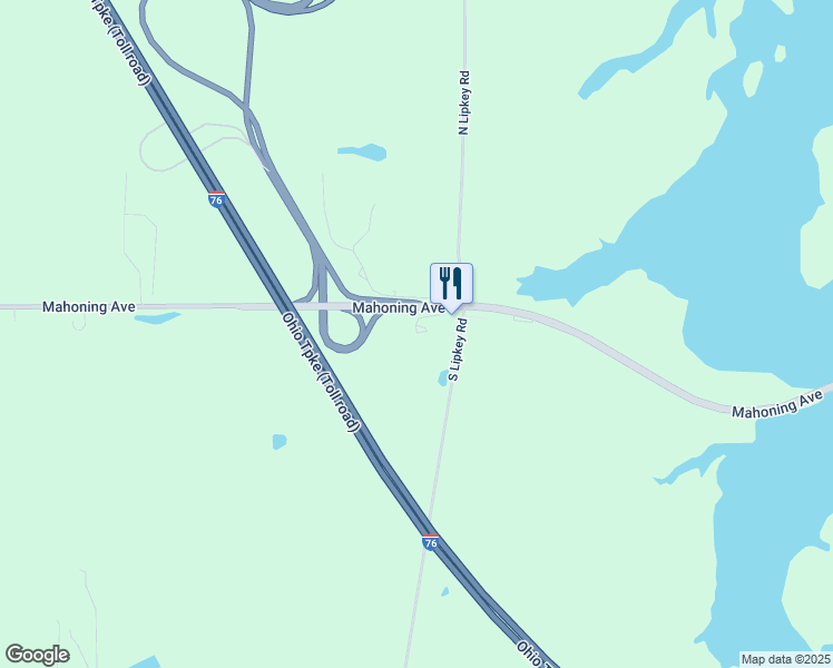 map of restaurants, bars, coffee shops, grocery stores, and more near 9197 Mahoning Avenue in North Jackson