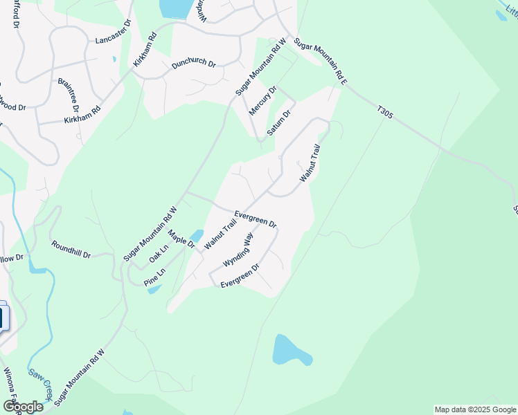 map of restaurants, bars, coffee shops, grocery stores, and more near 2150 Walnut Trail in Bushkill