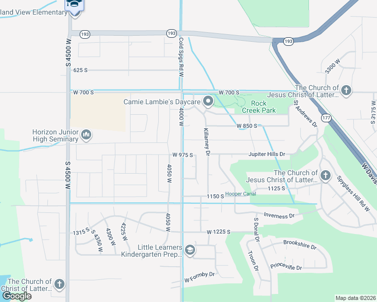 map of restaurants, bars, coffee shops, grocery stores, and more near 3970 975 South in Syracuse