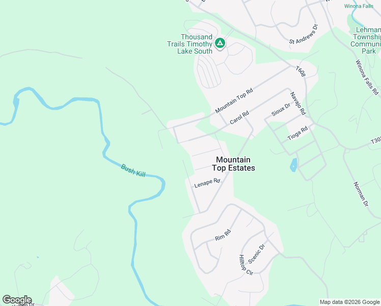 map of restaurants, bars, coffee shops, grocery stores, and more near 861 Seneca Road in East Stroudsburg