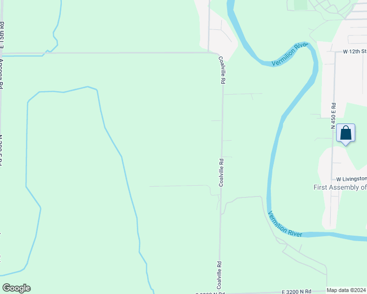 map of restaurants, bars, coffee shops, grocery stores, and more near 1446-1752 North 400 E Road in Streator