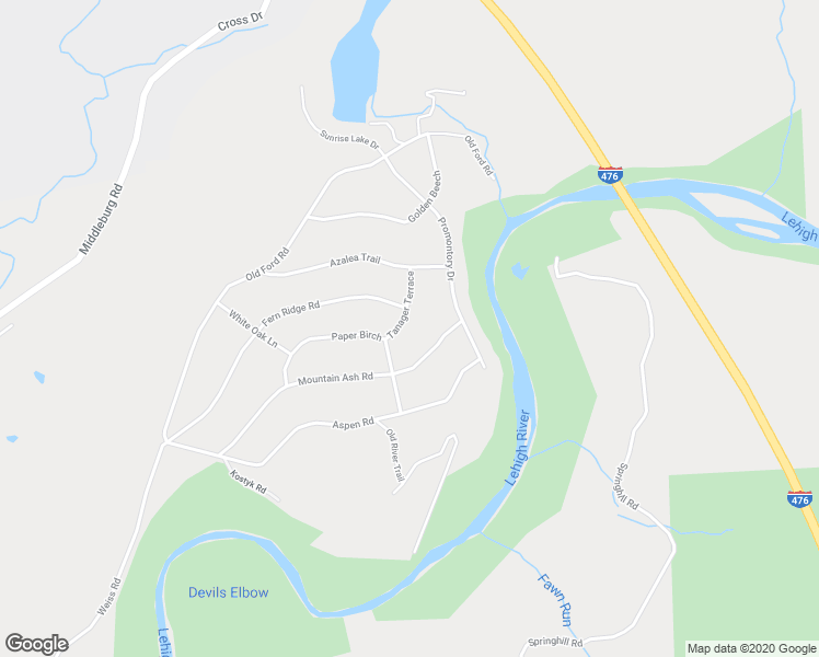 map of restaurants, bars, coffee shops, grocery stores, and more near 4342 Tanager Terrace in White Haven