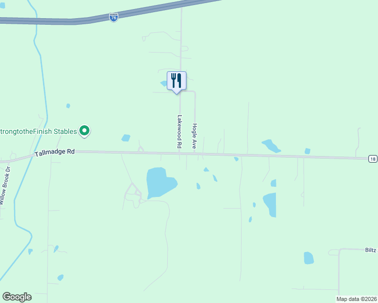 map of restaurants, bars, coffee shops, grocery stores, and more near 2914 Tallmadge Road in Kent
