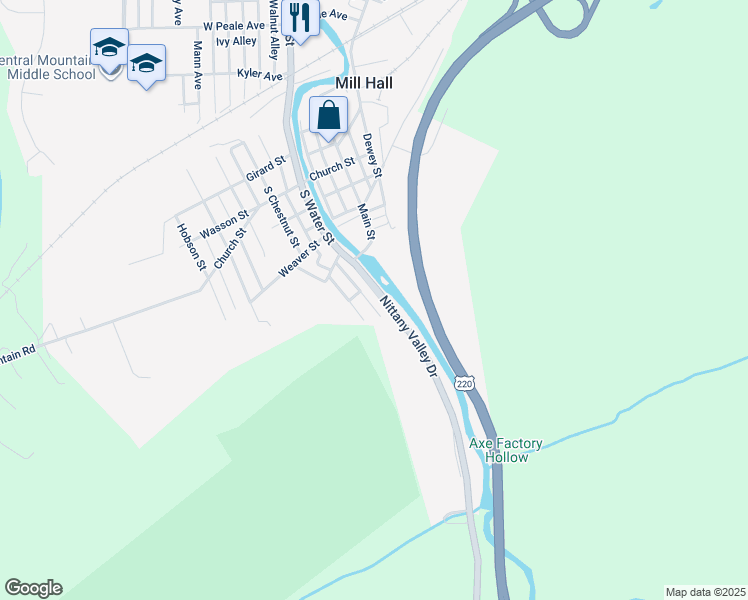 447 South Water Street, Mill Hall PA Walk Score