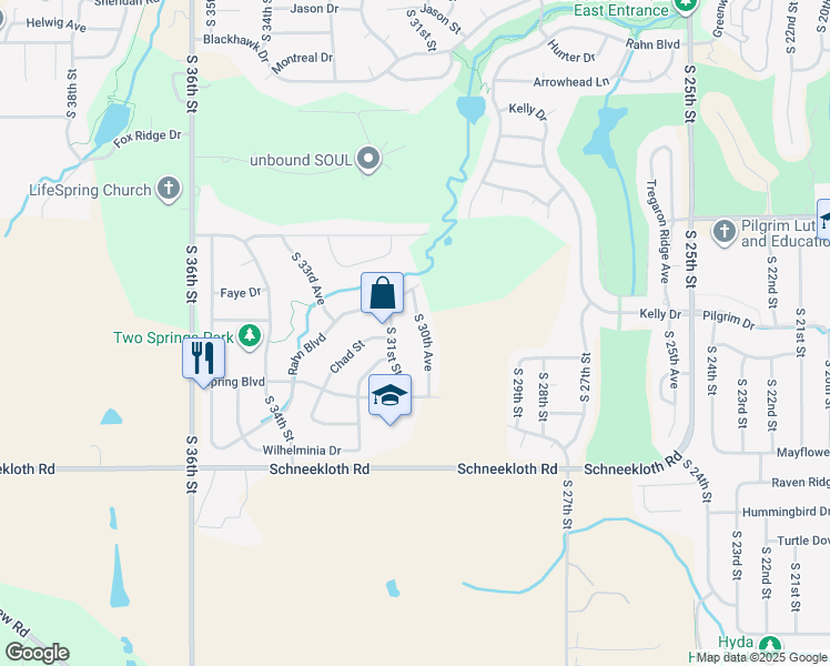 map of restaurants, bars, coffee shops, grocery stores, and more near 14222 30th Avenue in Bellevue