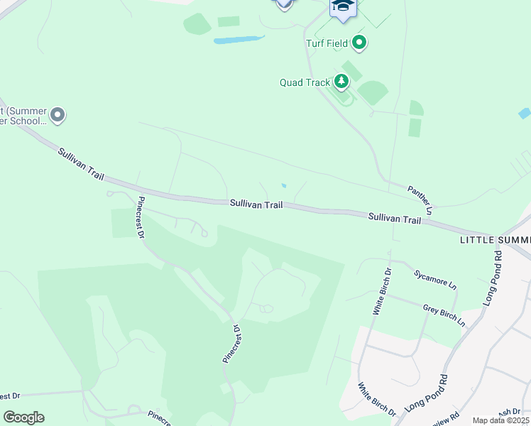 map of restaurants, bars, coffee shops, grocery stores, and more near 332 Sullivan Trail in Long Pond