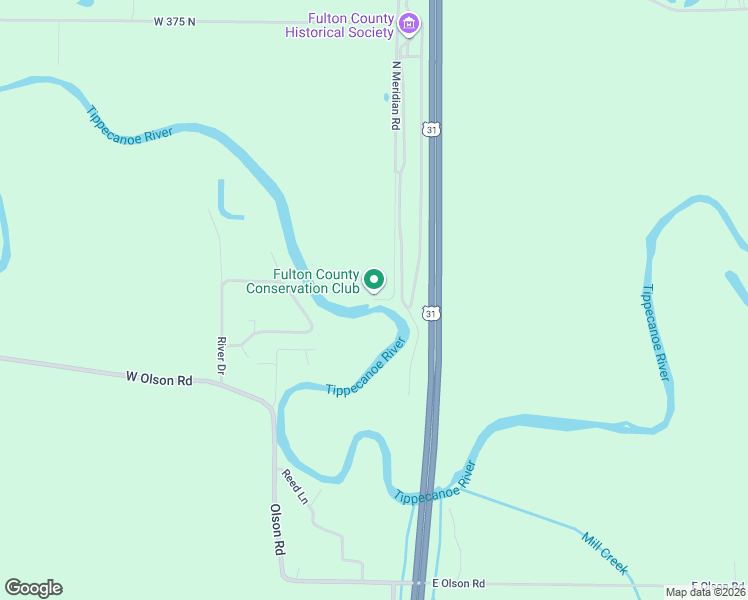 map of restaurants, bars, coffee shops, grocery stores, and more near 3001 North Meridian Road in Rochester