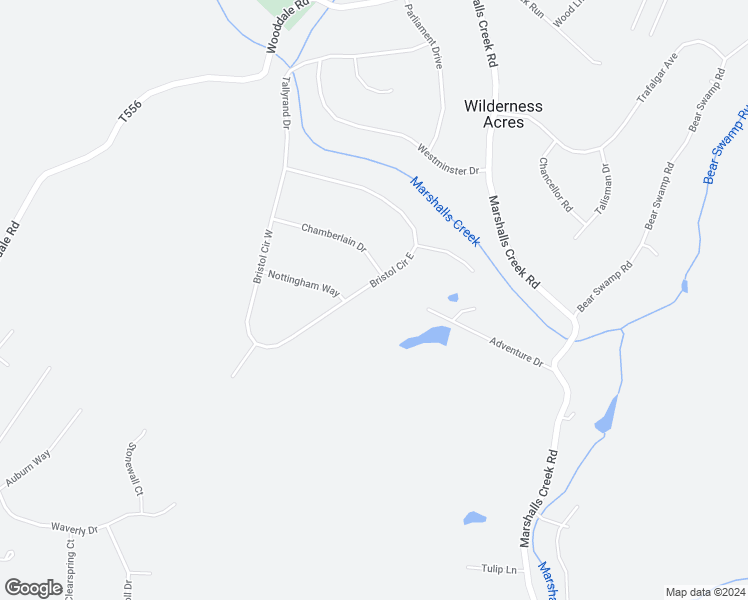 map of restaurants, bars, coffee shops, grocery stores, and more near 3708 Bristol Circle East in East Stroudsburg