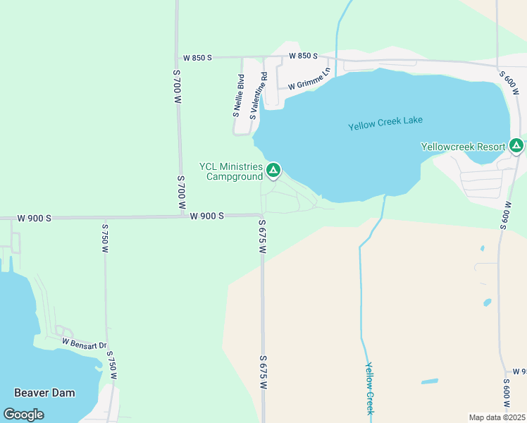 map of restaurants, bars, coffee shops, grocery stores, and more near 6750 West 900 South in Claypool