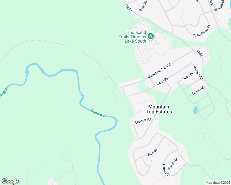 map of restaurants, bars, coffee shops, grocery stores, and more near 406 Mohawk Drive in East Stroudsburg