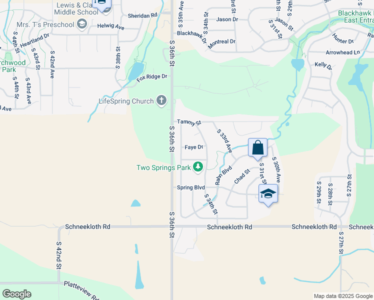 map of restaurants, bars, coffee shops, grocery stores, and more near 3427 Faye Drive in Bellevue