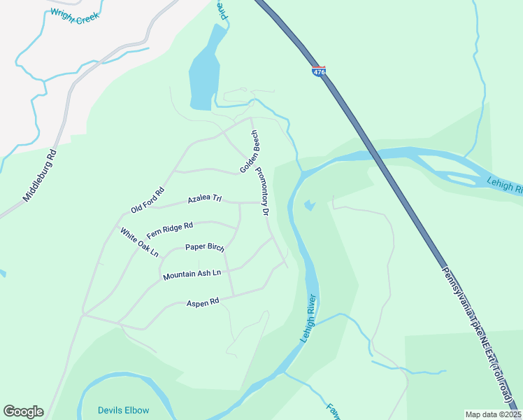 map of restaurants, bars, coffee shops, grocery stores, and more near Azalea Trail in Luzerne County