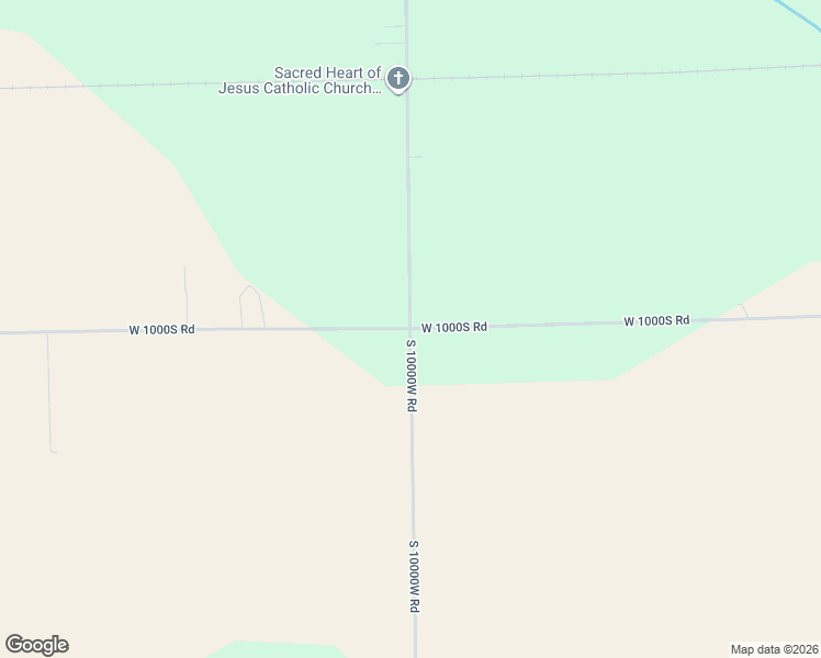 map of restaurants, bars, coffee shops, grocery stores, and more near West 1000S Road in Bonfield