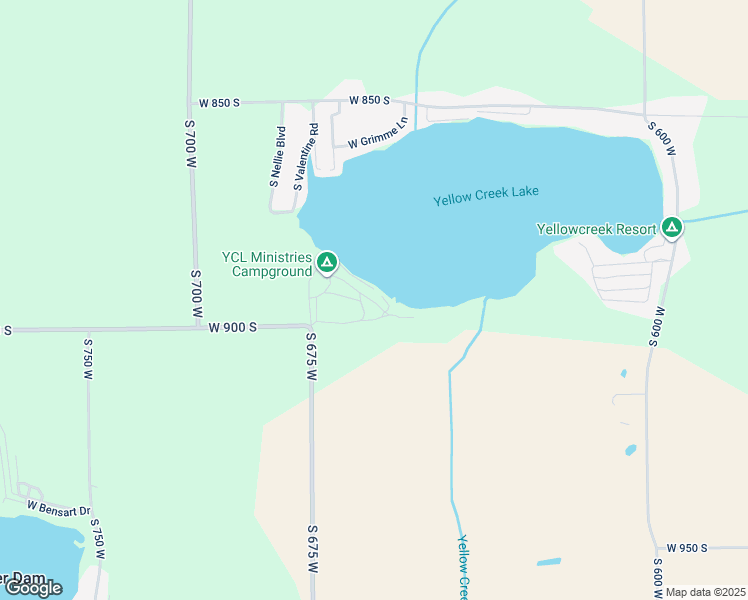 map of restaurants, bars, coffee shops, grocery stores, and more near 6750 West 900 South in Claypool
