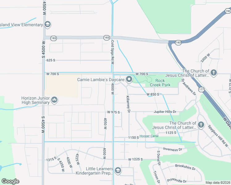 map of restaurants, bars, coffee shops, grocery stores, and more near 829 4000 West in Syracuse