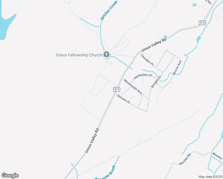 map of restaurants, bars, coffee shops, grocery stores, and more near 891 Union Valley Road in West Milford
